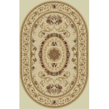 Молдавский ковер из шерсти Floare-Carpet Classic Venet 284-1126 овал