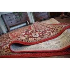 Польский ковер из шерсти Agnella Isfahan Leyla ruby