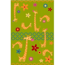 Польский ковер из синтетики Agnella Funky Giraffe a lime